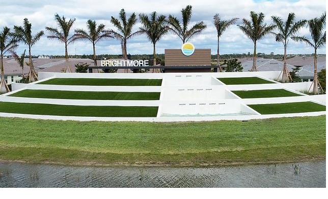 Entrance monument for Brightmore at Wellen Park in Venice, Florida