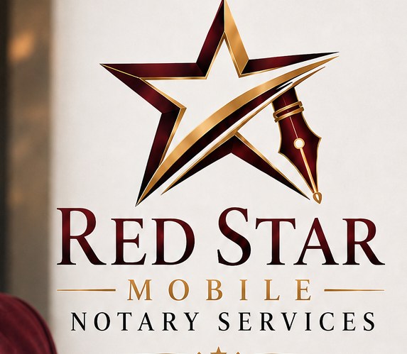 Red Star Mobile Notary logo